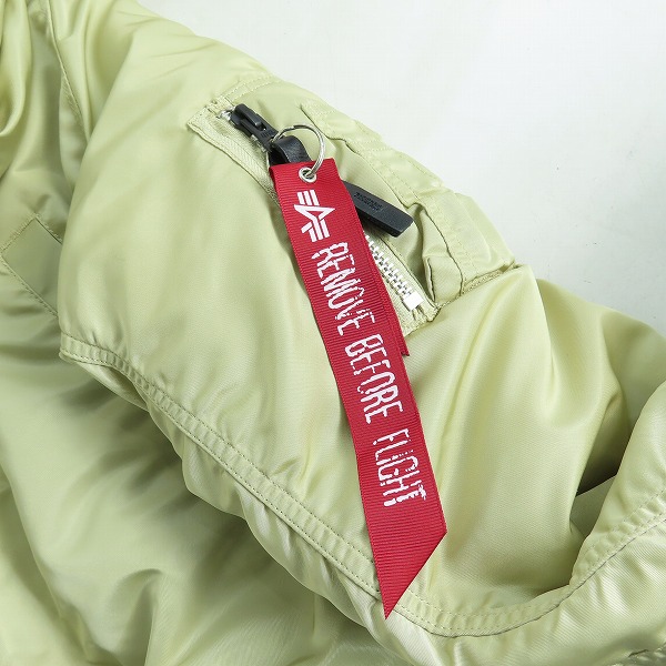 実際に弊社で買取させて頂いたALPHA INDUSTRIES/アルファインダストリーズ N-3B ミリタリージャケット 20094-0816/Lの画像 4枚目