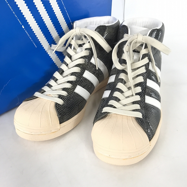 実際に弊社で買取させて頂いた【観賞用】adidas/アディダス PRO MODEL VINTAGE/プロモデル ヴィンテージ スネークブラック/黒蛇 463591/28.5