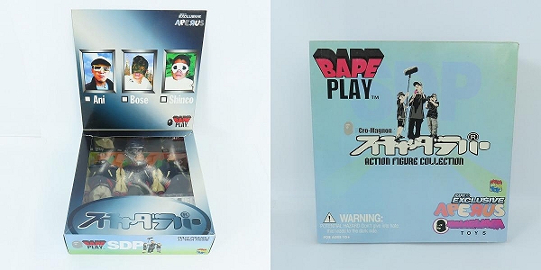 実際に弊社で買取させて頂いたMEDICOM TOY/メディコムトイ THE Cro-Magnon 1/6 スチャダラパー A BATHING APE トリプルボックス2 ボーズ アニ シンコの画像 9枚目