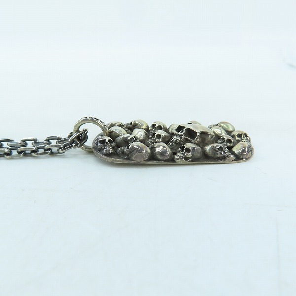 実際に弊社で買取させて頂いたSTANLEY GUESS/スタンリーゲス マルチスカルドッグタグ/チェーン付きの画像 3枚目