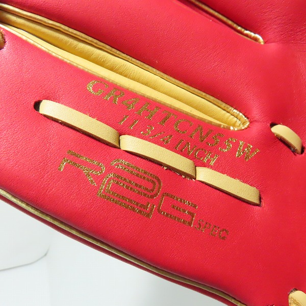 実際に弊社で買取させて頂いた【未使用】Rawlings/ローリングス  軟式  左投げ用 オールラウンド グローブ/グラブ GR4HTCN55Wの画像 5枚目