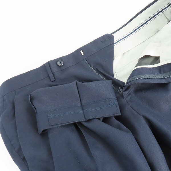 実際に弊社で買取させて頂いた【未使用】SHIPS/シップス ウール スラックスパンツ ネイビー 113-14-0937-7850 /50の画像 5枚目