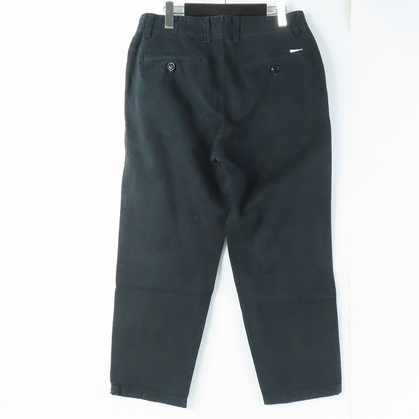 実際に弊社で買取させて頂いたDESCENDANT/ディセンダント  テーパードパンツ ブラック/2の画像 1枚目