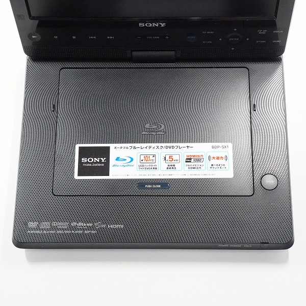 実際に弊社で買取させて頂いたSONY/ソニー BDP-SX1 2012年製 ポータブル ブルーレイ ディスク プレーヤー DVD プレーヤー 動作確認済みの画像 2枚目