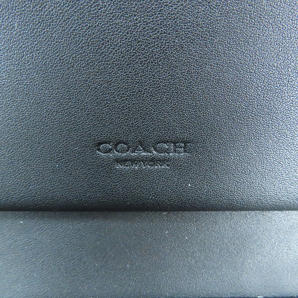 実際に弊社で買取させて頂いたCOACH/コーチ シグネチャー ラウンドジップウォレット F57468の画像 5枚目