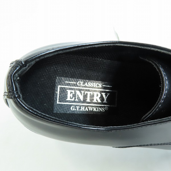 実際に弊社で買取させて頂いたhawkins/ホーキンス ストレートチップ/Uチップ ビジネスシューズ hb80270/hb80271 size:40 2点セットの画像 3枚目