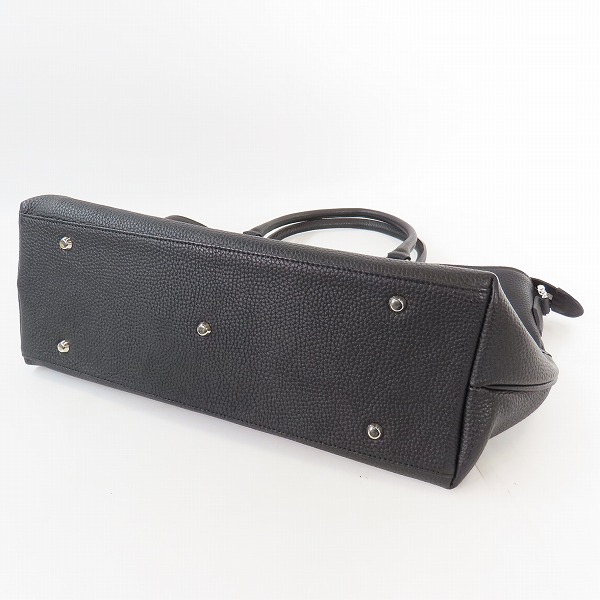 実際に弊社で買取させて頂いたDEAL DESIGN/ディールデザイン 2way エッジウェーブボストート レザー トートバッグ/ショルダーバッグの画像 2枚目