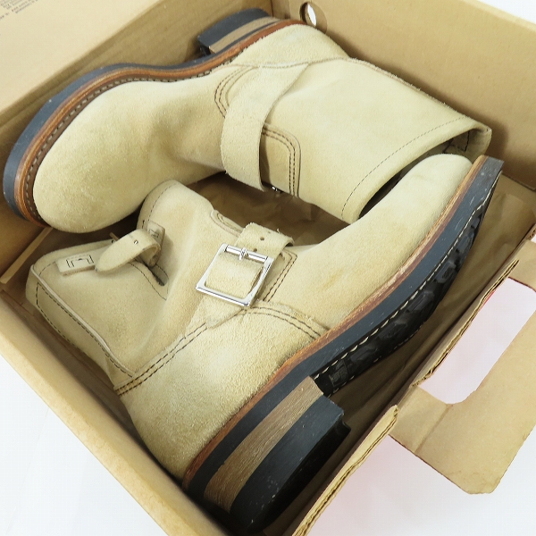 実際に弊社で買取させて頂いたRED WING/レッドウィング ショートエンジニアブーツ 2965/7.5Dの画像 8枚目