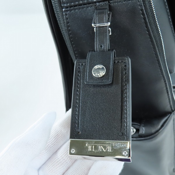 実際に弊社で買取させて頂いたTUMI/トゥミ ブラッドリー レザーバックパック 955012D2の画像 8枚目