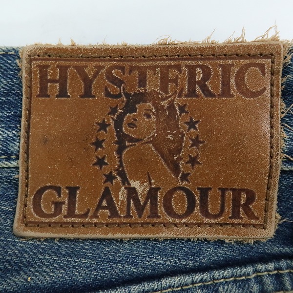 実際に弊社で買取させて頂いたHYSTERIC GLAMOUR/ヒステリックグラマー PF加工 スリムストレート デニムパンツ 0231AP02/34の画像 2枚目