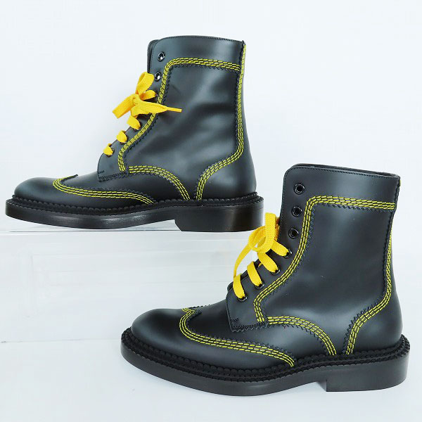 実際に弊社で買取させて頂いたBURBERRY LONDON ENGLAND/バーバリーロンドンイングランド レースアップブーツ 36の画像 3枚目