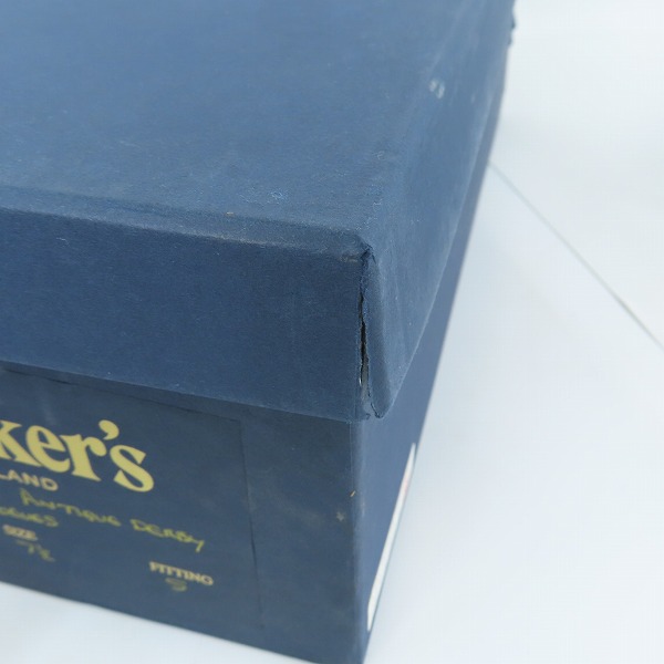 実際に弊社で買取させて頂いたTRICKER'S/トリッカーズ ウイングチップ レザー ドレスシューズ/ビジネスシューズ M5633 /7.5の画像 7枚目