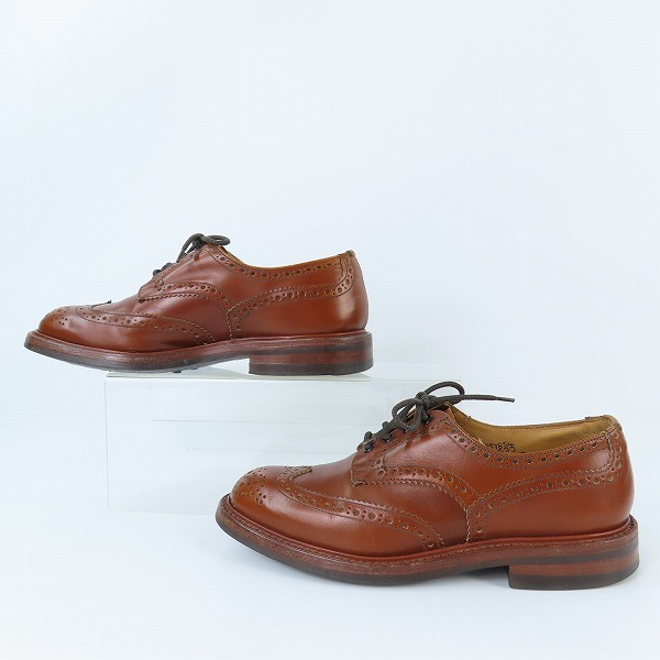 実際に弊社で買取させて頂いたTRICKER'S/トリッカーズ ウイングチップ レザー ドレスシューズ/ビジネスシューズ M5633 /7.5の画像 3枚目