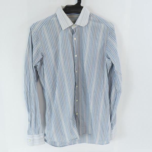 実際に弊社で買取させて頂いた【JPタグ】ETRO/エトロ ストライプ柄 長袖シャツ  38