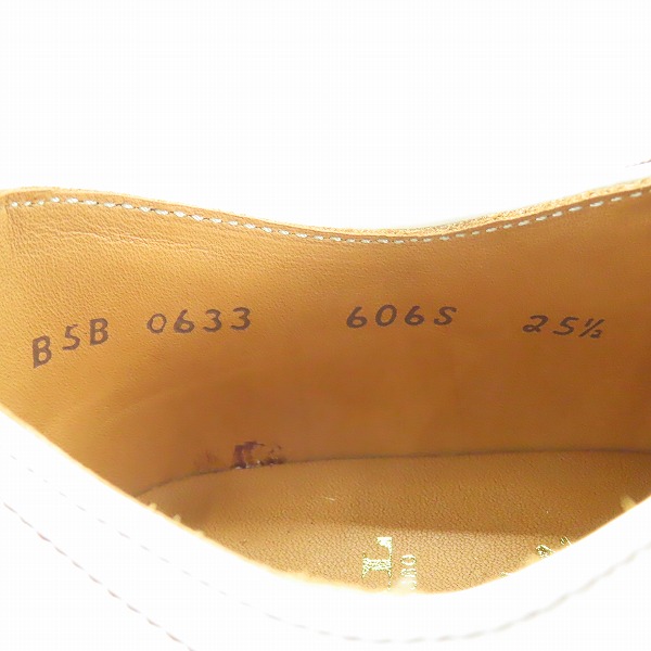 実際に弊社で買取させて頂いたGLADHAND×REGAL/グラッドハンド×リーガル サドルシューズ 606S BRIV/25.5の画像 5枚目