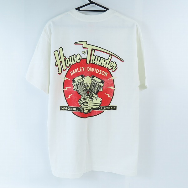 実際に弊社で買取させて頂いたHARLEY-DAVIDSON/ハーレーダビッドソン エンジンプリント Tシャツ/Mの画像 1枚目