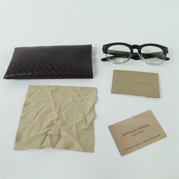 実際に弊社で買取させて頂いたBOTTEGA VENETA/ボッテガヴェネタ アイウエア/メガネフレーム B.V.316の画像 9枚目