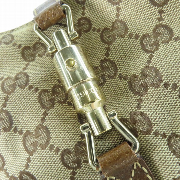 実際に弊社で買取させて頂いたGUCCI/グッチ GGキャンバス ニュージャッキー ショルダーバッグ 137335の画像 7枚目