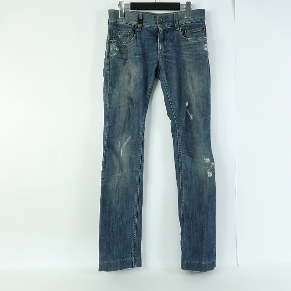 実際に弊社で買取させて頂いたDOLCE&GABBANA/ドルチェ&ガッバーナ クラッシュ加工 デニムパンツ G32VLD G8A12 /44