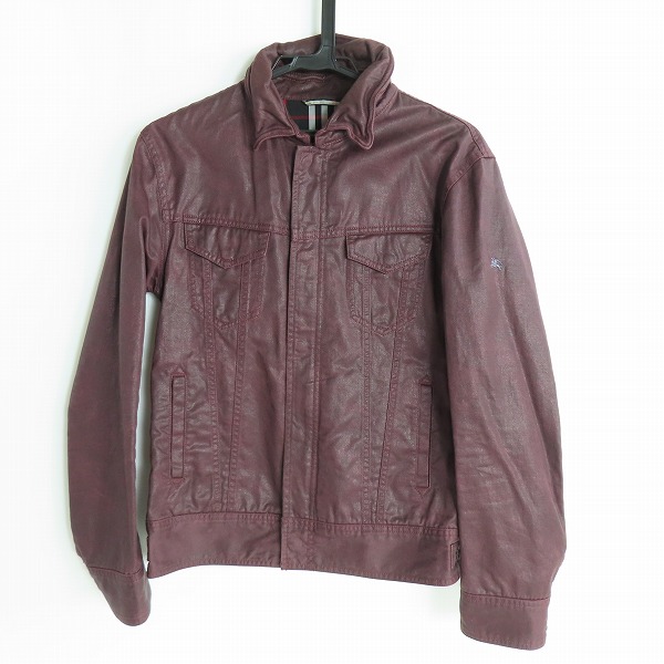 実際に弊社で買取させて頂いたBURBERRY BLACK LABEL/バーバリーブラックレーベル 裏地ノバチェック コーティング ジャケット BMP27-170-18 /M