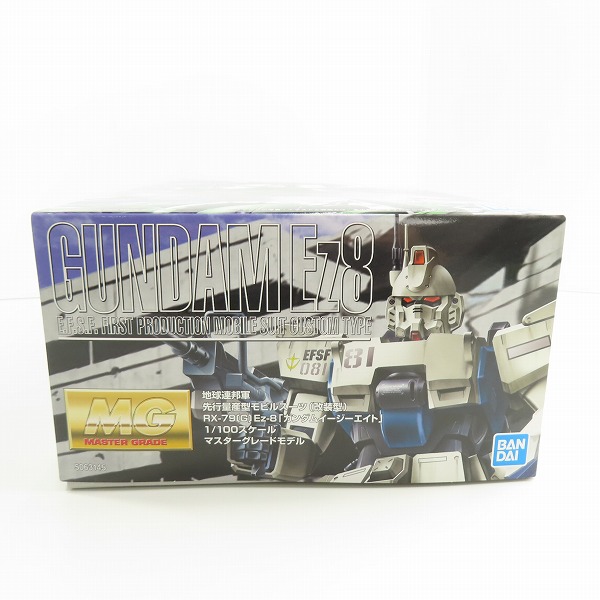 実際に弊社で買取させて頂いた【未組立】BANDAI/バンダイ MG 1/100 地球連邦軍 先行量産モビルスーツ 改装型 RX-79[G]  Ez-8 ガンダムイージーエイトの画像 4枚目