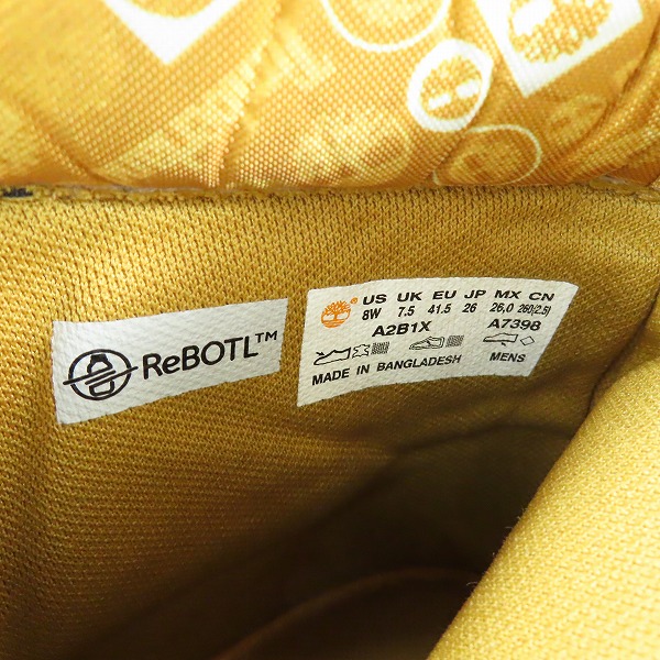 実際に弊社で買取させて頂いたTimberland/ティンバーランド 6inch PREMIUM WP BOOT/6インチ プレミアム ウォータープルーフ ブーツ TB0A2B1X/8Wの画像 5枚目