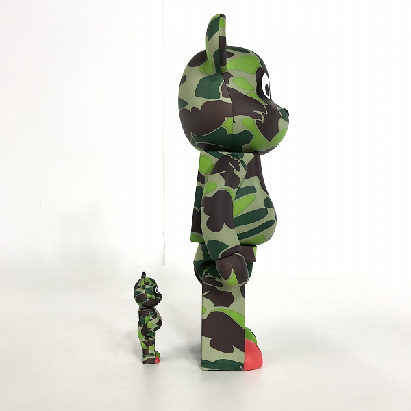 実際に弊社で買取させて頂いたMEDICOM TOY/メディコムトイ WIND AND SEA×atmos×BE@RBRICK/ウィンダンシー×アトモス×ベアブリック 100%&400%の画像 4枚目