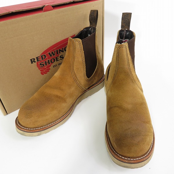 実際に弊社で買取させて頂いたRED WING/レッドウィング CLASSIC CHELSEA クラシック チェルシー ミュールスキナー3192 US9
