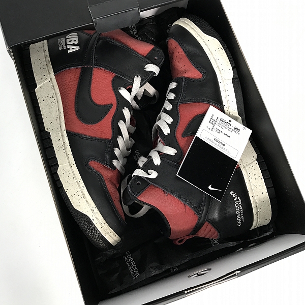 実際に弊社で買取させて頂いたNIKE×Undercover/ナイキ×アンダーカバー Dunk High 1985 ダンクハイ DD9401-600/24.5の画像 8枚目