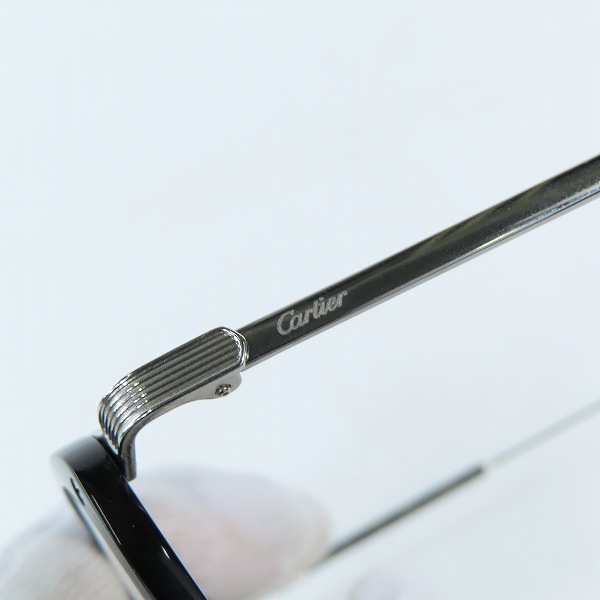 実際に弊社で買取させて頂いたCartier/カルティエ 度入り眼鏡/メガネフレーム/アイウェア CT0020Oの画像 8枚目
