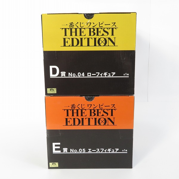 実際に弊社で買取させて頂いた【未開封】バンプレスト 一番くじ ONE PIECE/ワンピース THE BEST EDITION D賞 No.4 ロー/E賞 No.5 エース フィギュア2点セットの画像 3枚目