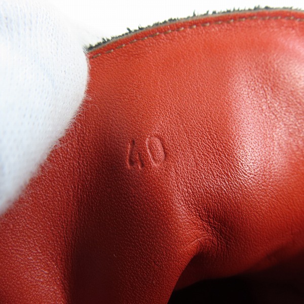 実際に弊社で買取させて頂いたHERMES/エルメス HIKING/ハイキング レザー マウンテンブーツ 40の画像 5枚目