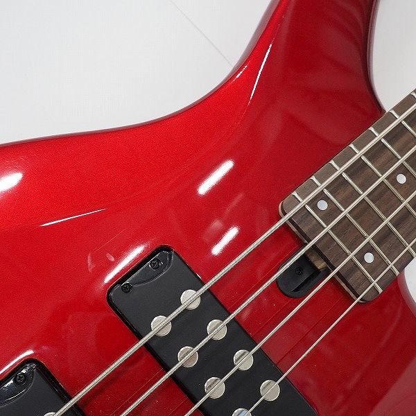 実際に弊社で買取させて頂いた★YAMAHA/ヤマハ TRBX304 CAR アクティブ4弦エレキベース キャンディアップルレッド ソフトケース付の画像 4枚目