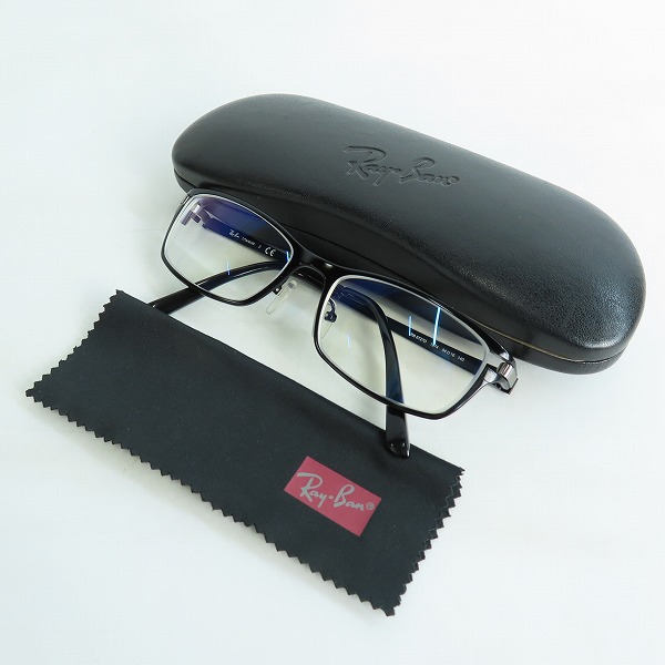 実際に弊社で買取させて頂いたRay-Ban/レイバン チタン 眼鏡/メガネフレーム フルリム RB8727D 1074の画像 8枚目