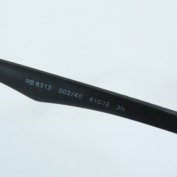 実際に弊社で買取させて頂いたRay-Ban/レイバン ティアドロップ サングラス RB8313 003の画像 6枚目