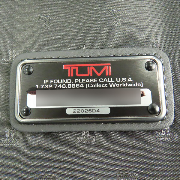 実際に弊社で買取させて頂いたTUMI/トゥミ ALPHA TRAVEL WHEELED 2輪 キャリーバッグ/スーツケース 22026D4の画像 6枚目