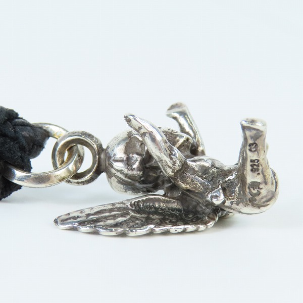 実際に弊社で買取させて頂いたCHROME HEARTS/クロムハーツ FOTI MISS LERLENE/フォティ ミスラーレン ペンダントトップ ｗ/スクロール ボロチップの画像 3枚目