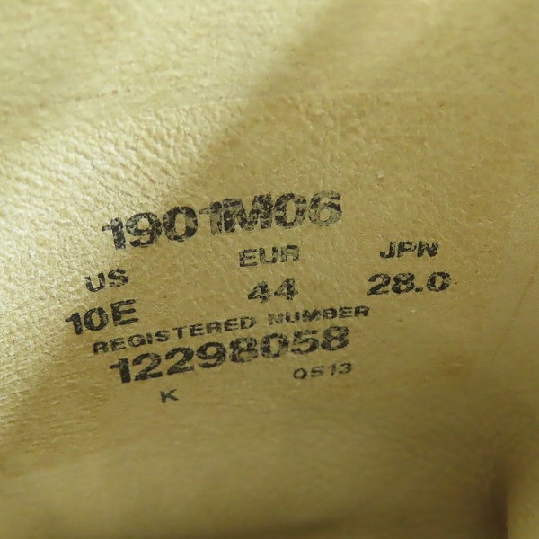 実際に弊社で買取させて頂いたCHIPPEWA/チペワ スエードエンジニアブーツ 1901M06/10E/28.0の画像 6枚目