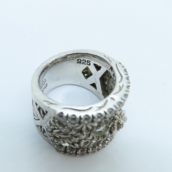 実際に弊社で買取させて頂いたJustin Davis/ジャスティンデイビス クラウンリング ストーン/8-9号の画像 7枚目