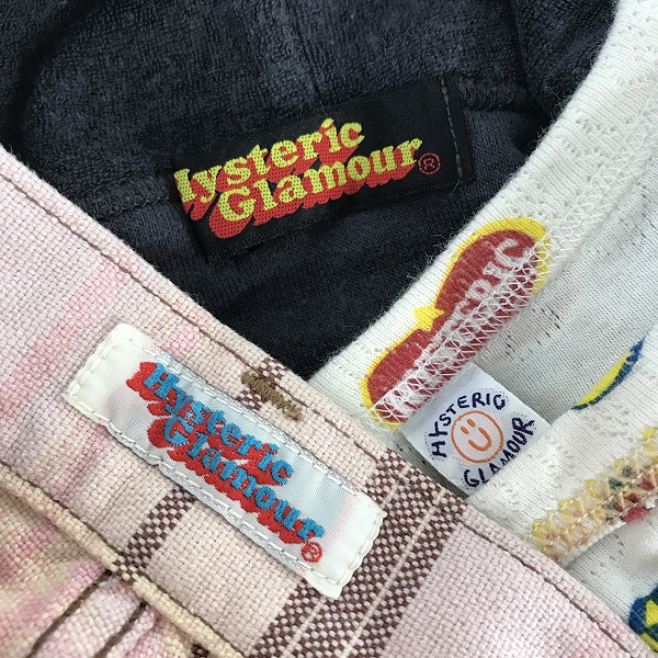 実際に弊社で買取させて頂いた【おまとめ】HYSTERIC GLAMOUR/ヒステリックグラマー Tシャツ/カットソー 等 レディースの画像 2枚目