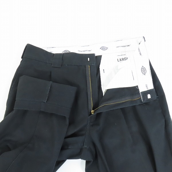 実際に弊社で買取させて頂いたCOOTIE×Dickies/クーティー×ディッキーズ T/C 1 Tuck Trousers/タックトラウザーパンツ CTE-21S105D/Lの画像 2枚目