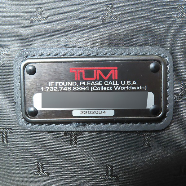 実際に弊社で買取させて頂いたTUMI/トゥミ エキスパンダブル 20インチ キャリーケース/トラベルバッグ 2輪 22020D4の画像 6枚目