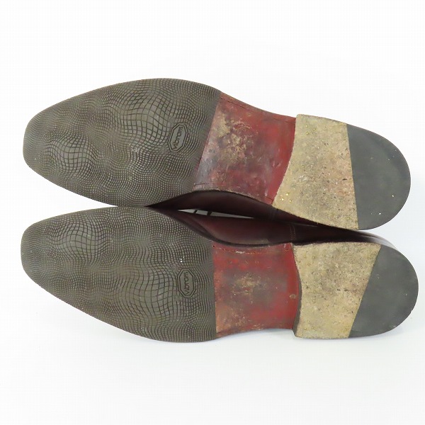 実際に弊社で買取させて頂いたSantoni/サントーニ ストレートチップレザーシューズ 9096/7の画像 2枚目