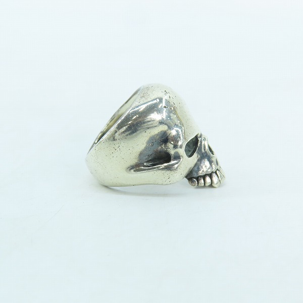 実際に弊社で買取させて頂いたCRAZY PIG/クレイジーピッグ ラージエビルスカルリング 17号の画像 2枚目