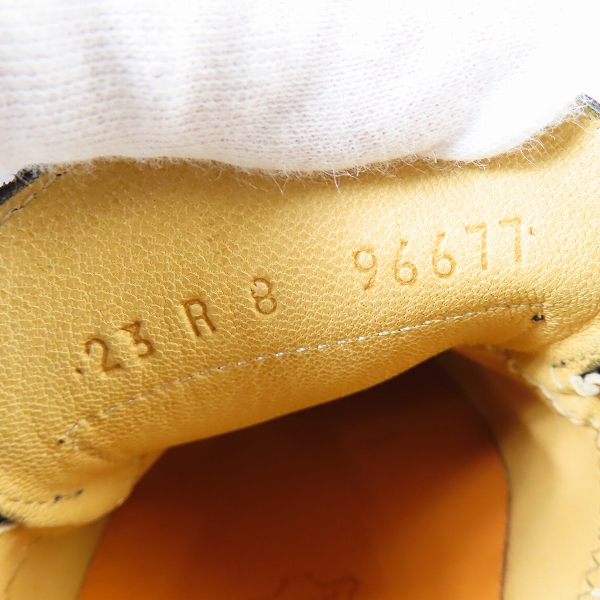 実際に弊社で買取させて頂いたParaboot/パラブーツ REIMS/ランス ブラック 96677/8の画像 5枚目