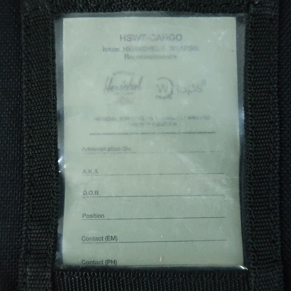 実際に弊社で買取させて頂いたWTAPS×Herschel Supply/ダブルタップス×ハーシェルサプライ ショルダーバッグ メッセンジャーバッグの画像 9枚目