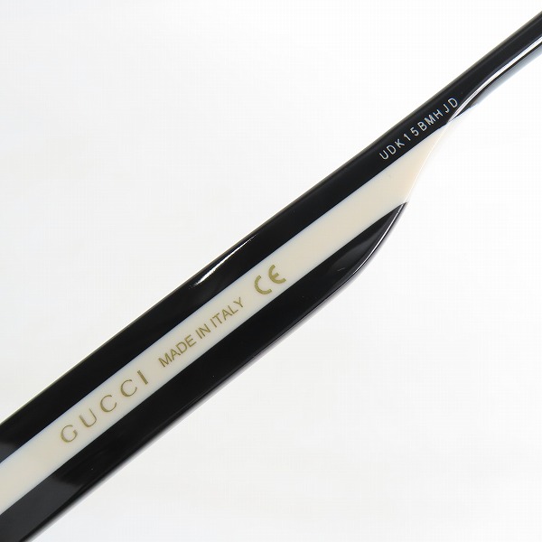 実際に弊社で買取させて頂いたGUCCI/グッチ メガネフレーム アイウェア GG0342OA-002の画像 5枚目