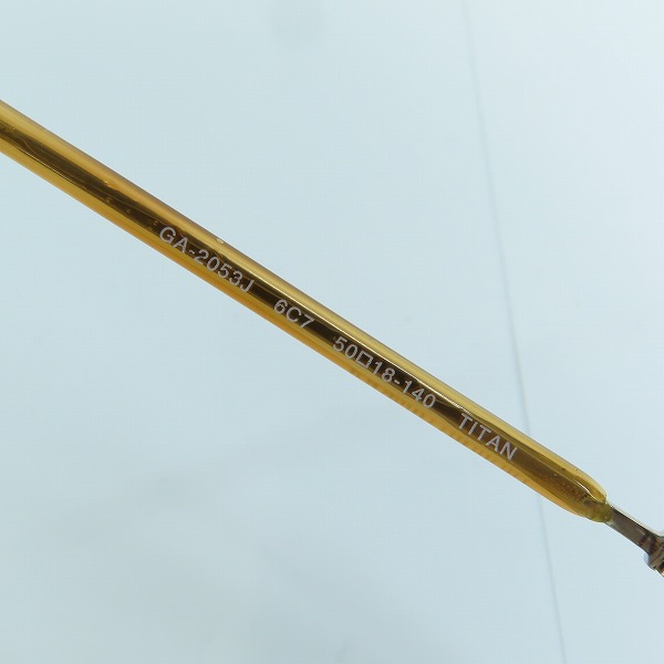 実際に弊社で買取させて頂いたGIORGIO ARMANI/ジョルジオアルマーニ 度入り眼鏡/メガネフレーム GA-2053J 6C7の画像 6枚目