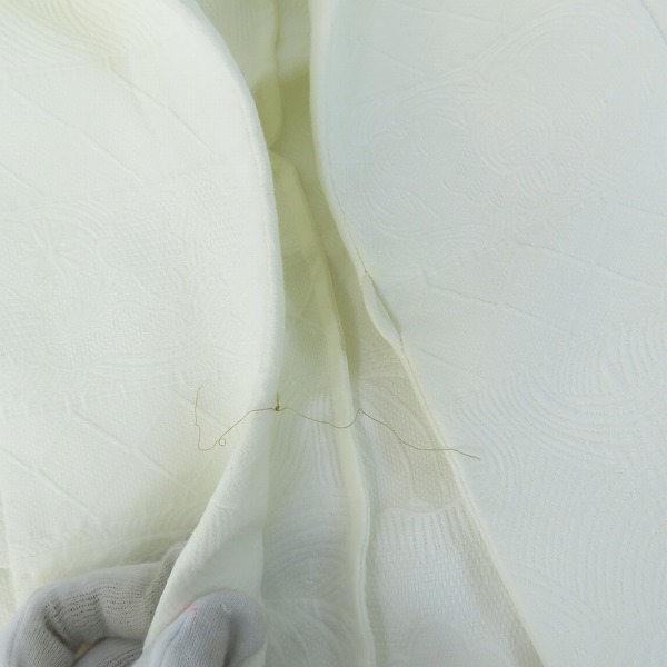 実際に弊社で買取させて頂いた【JPタグ】Loewe/ロエベ Tie Cut Panel Coat Jacquard /タイカット パネルコート S2101121PA/32の画像 8枚目