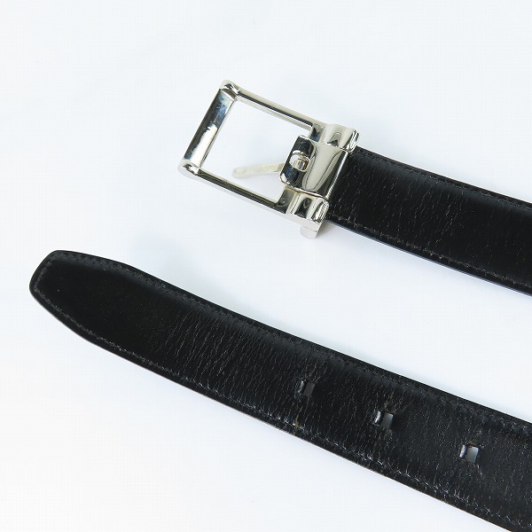 実際に弊社で買取させて頂いたBVLGARI/ブルガリ レザーベルト スクエアバックル の画像 2枚目